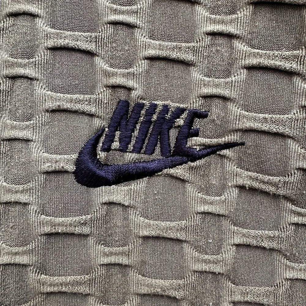 Nike Green Hooded Zip Logo Jacket Track Women's Small Stretch Athletic Wear